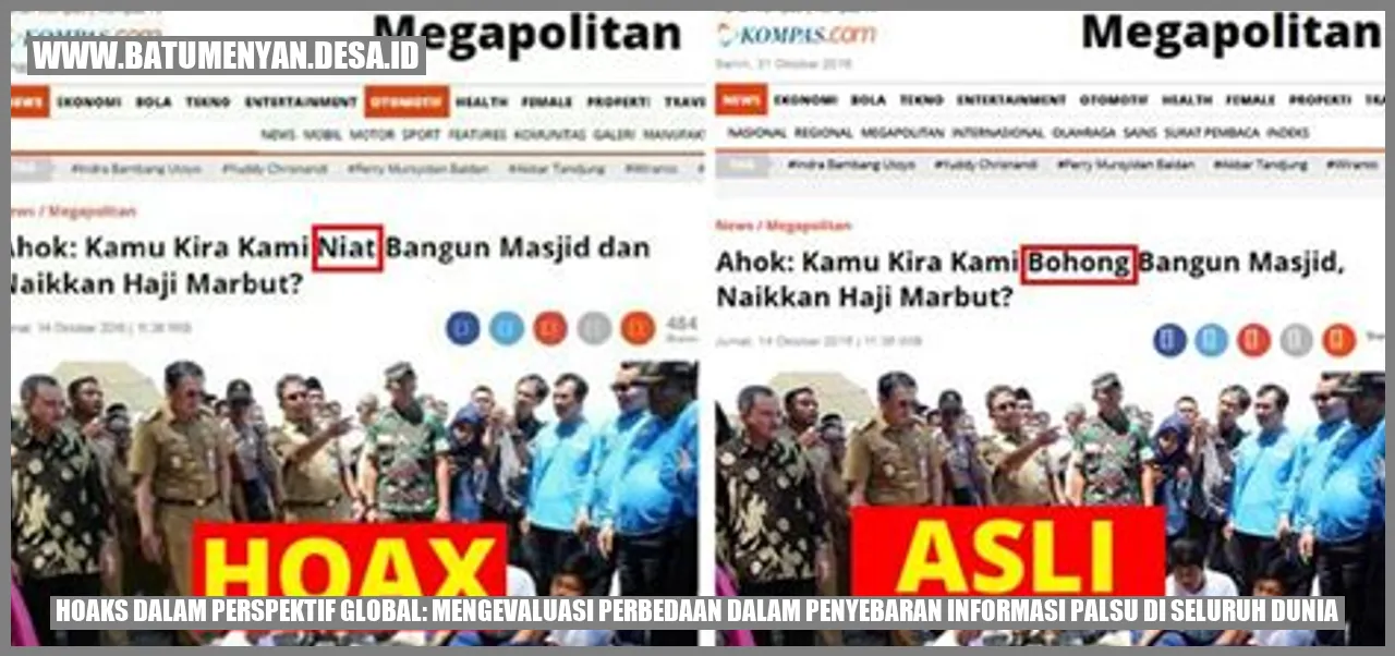 Hoaks dalam Perspektif Global: Mengevaluasi Perbedaan dalam Penyebaran Informasi Palsu di Seluruh Dunia