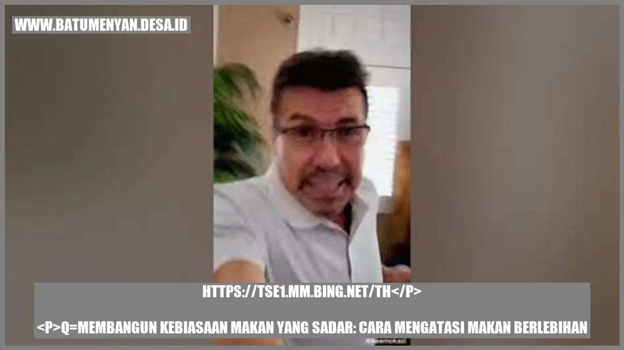 Membangun kebiasaan makan yang sadar