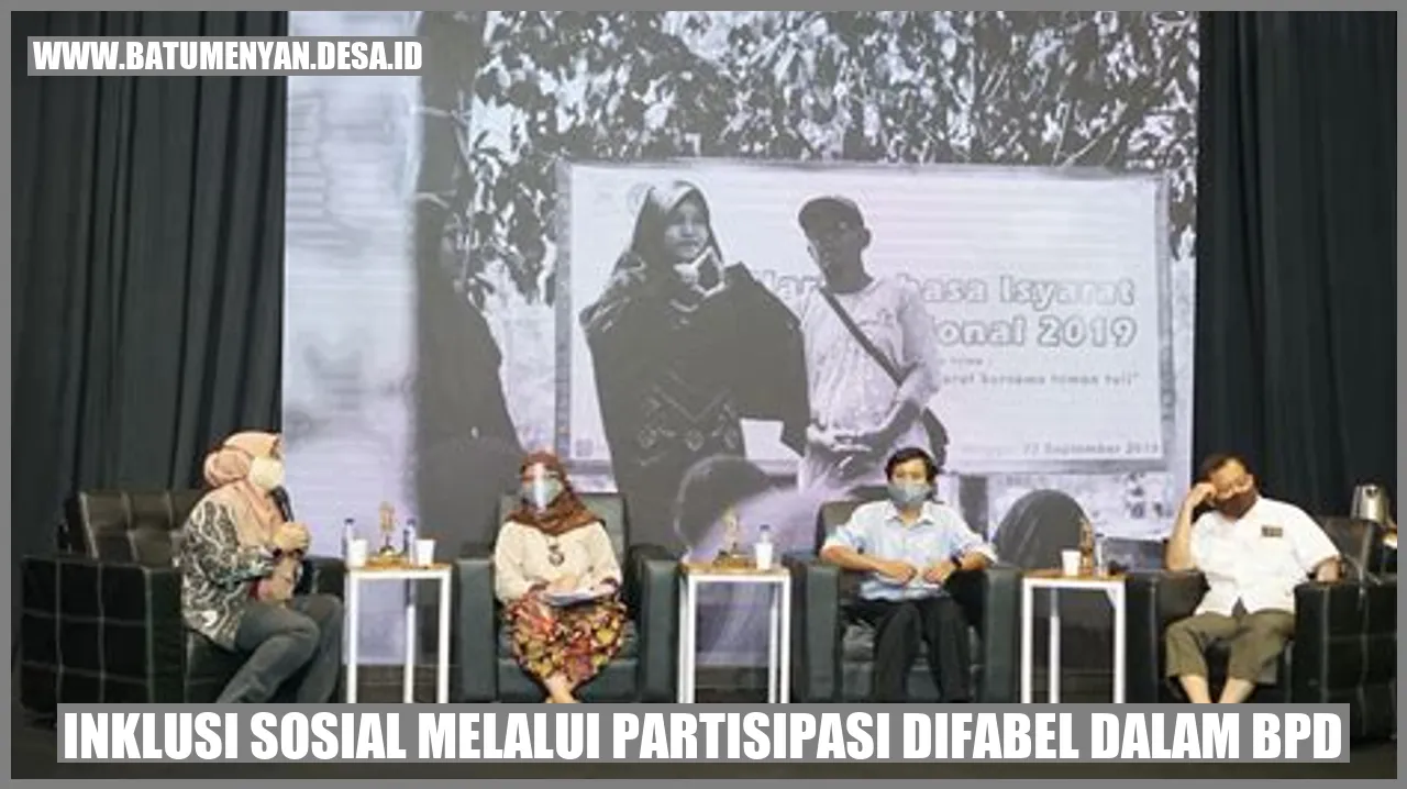 Inklusi Sosial Melalui Partisipasi Difabel dalam BPD