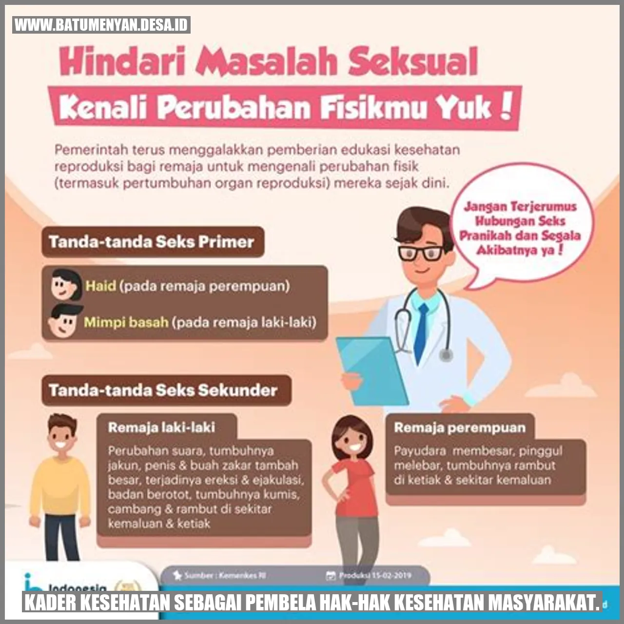 Gambar Kader Kesehatan sebagai Pembela Hak-Hak Kesehatan Masyarakat.