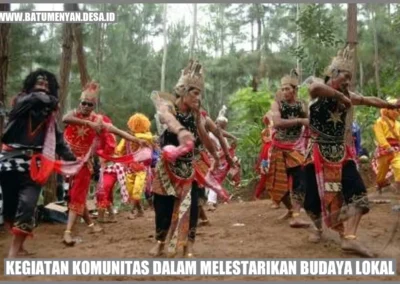 Kegiatan Komunitas dalam Melestarikan Budaya Lokal