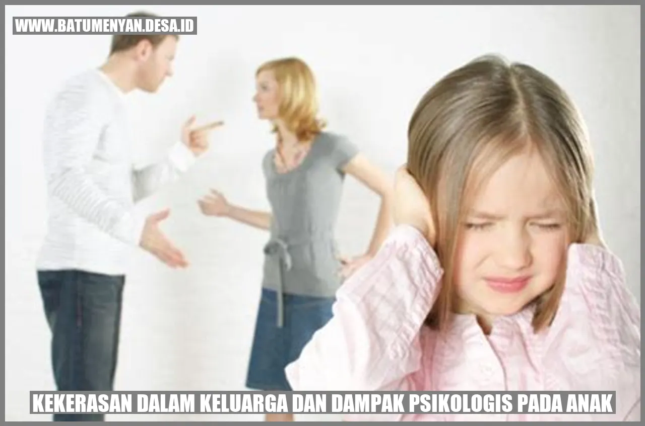 Kekerasan dalam Keluarga dan Dampak Psikologis pada Anak