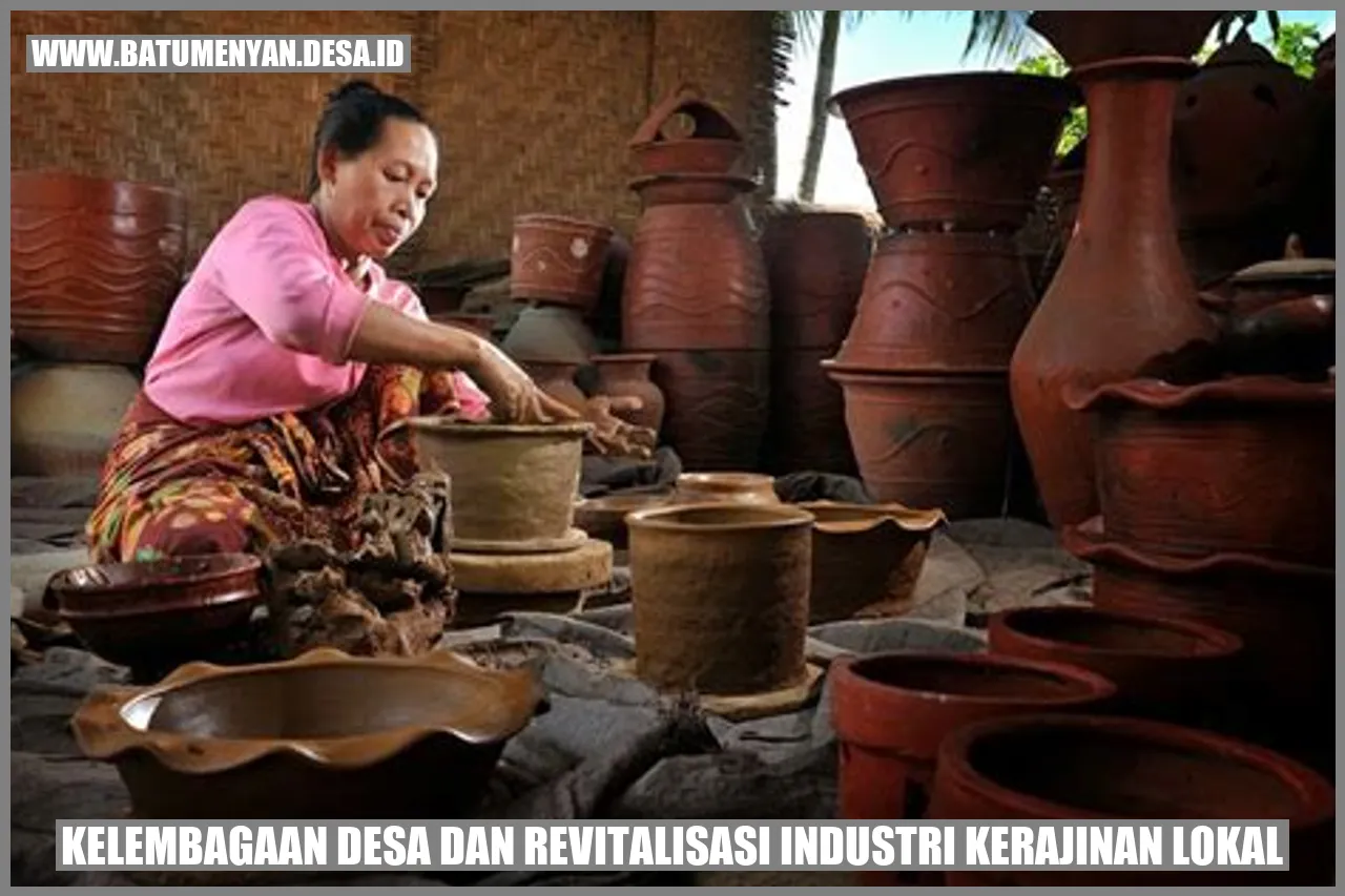 Kelembagaan Desa dan Revitalisasi Industri Kerajinan Lokal