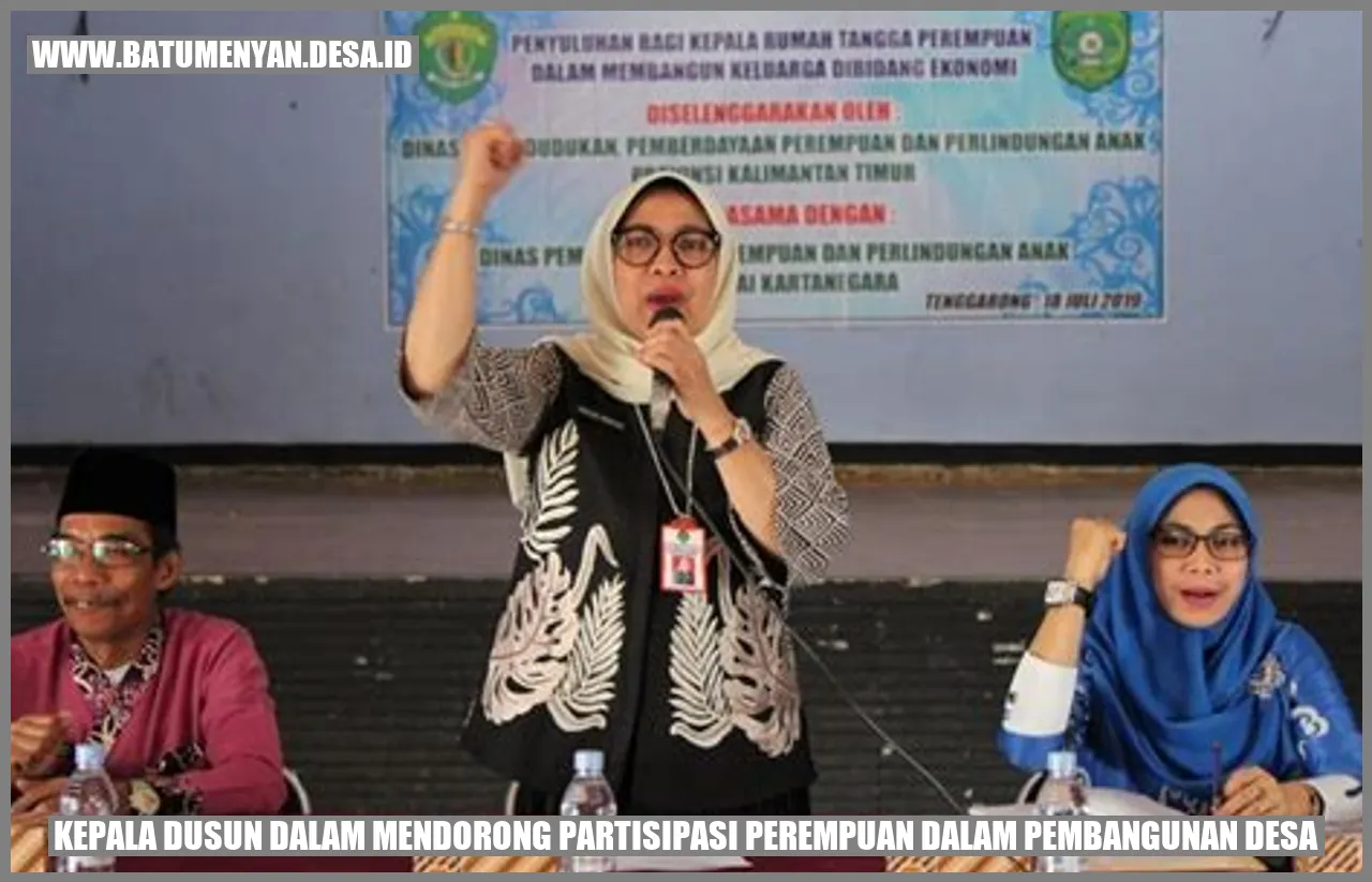 Kepala Dusun dalam Mendorong Partisipasi Perempuan dalam Pembangunan Desa