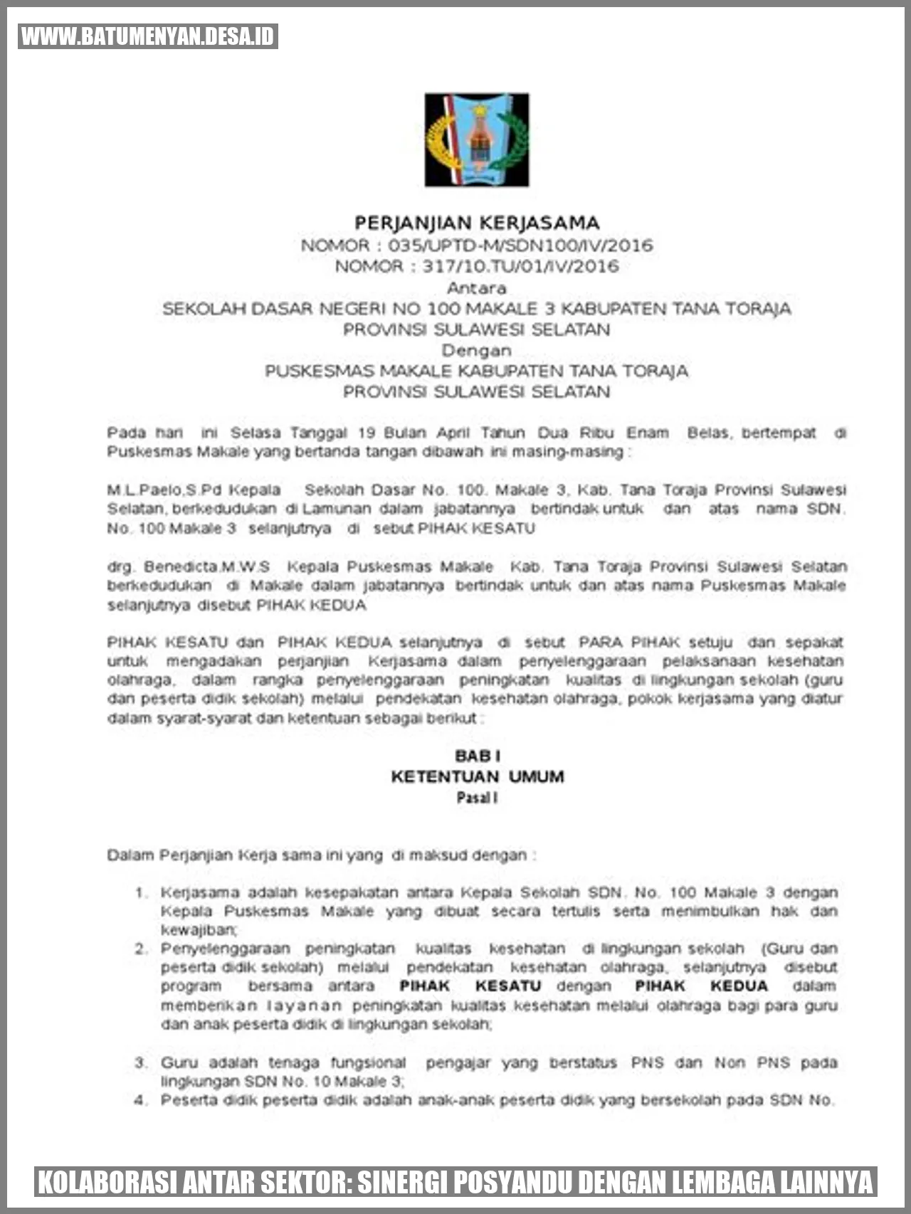 Kolaborasi Antar Sektor