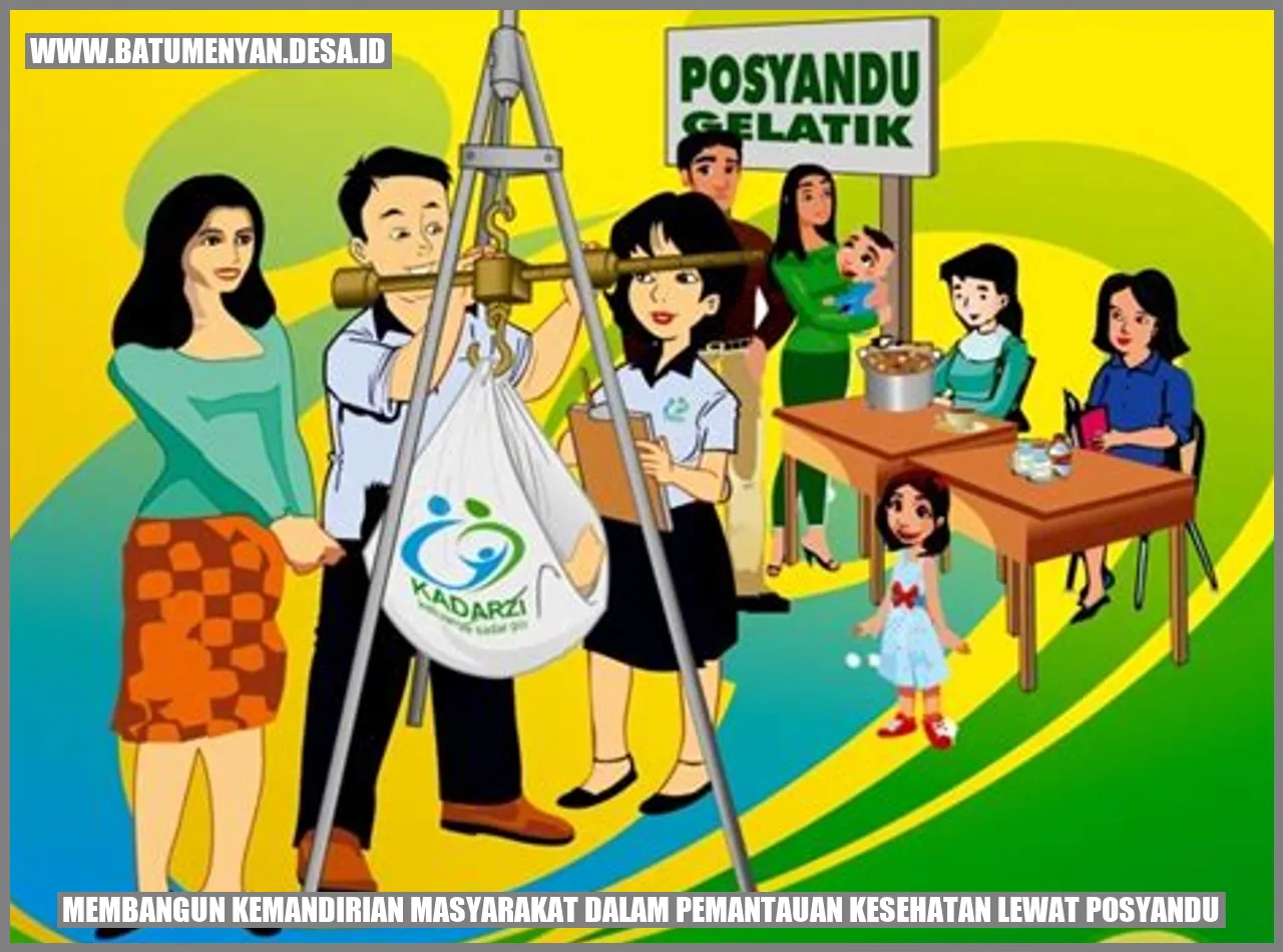 Membangun Kemandirian Masyarakat dalam Pemantauan Kesehatan Lewat Posyandu