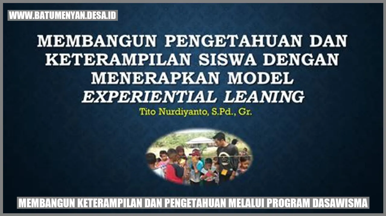 Membangun Keterampilan dan Pengetahuan Melalui Program Dasawisma
