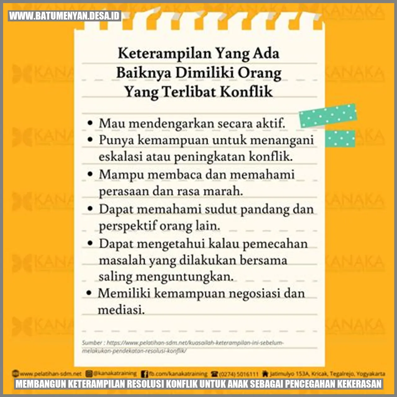 Membangun Keterampilan Resolusi Konflik untuk Anak sebagai Pencegahan Kekerasan