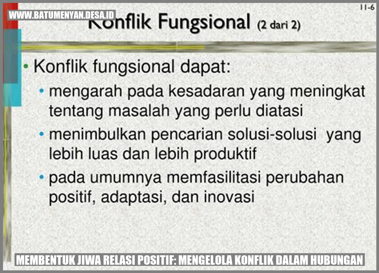 Membentuk Jiwa Relasi Positif: Mengelola Konflik dalam Hubungan