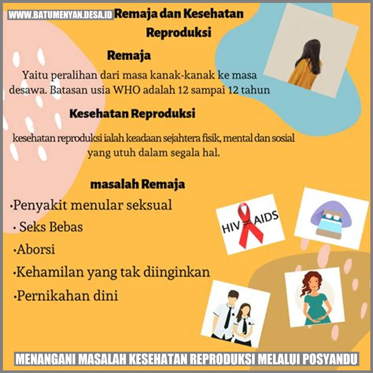Menangani Masalah Kesehatan Reproduksi Melalui Posyandu