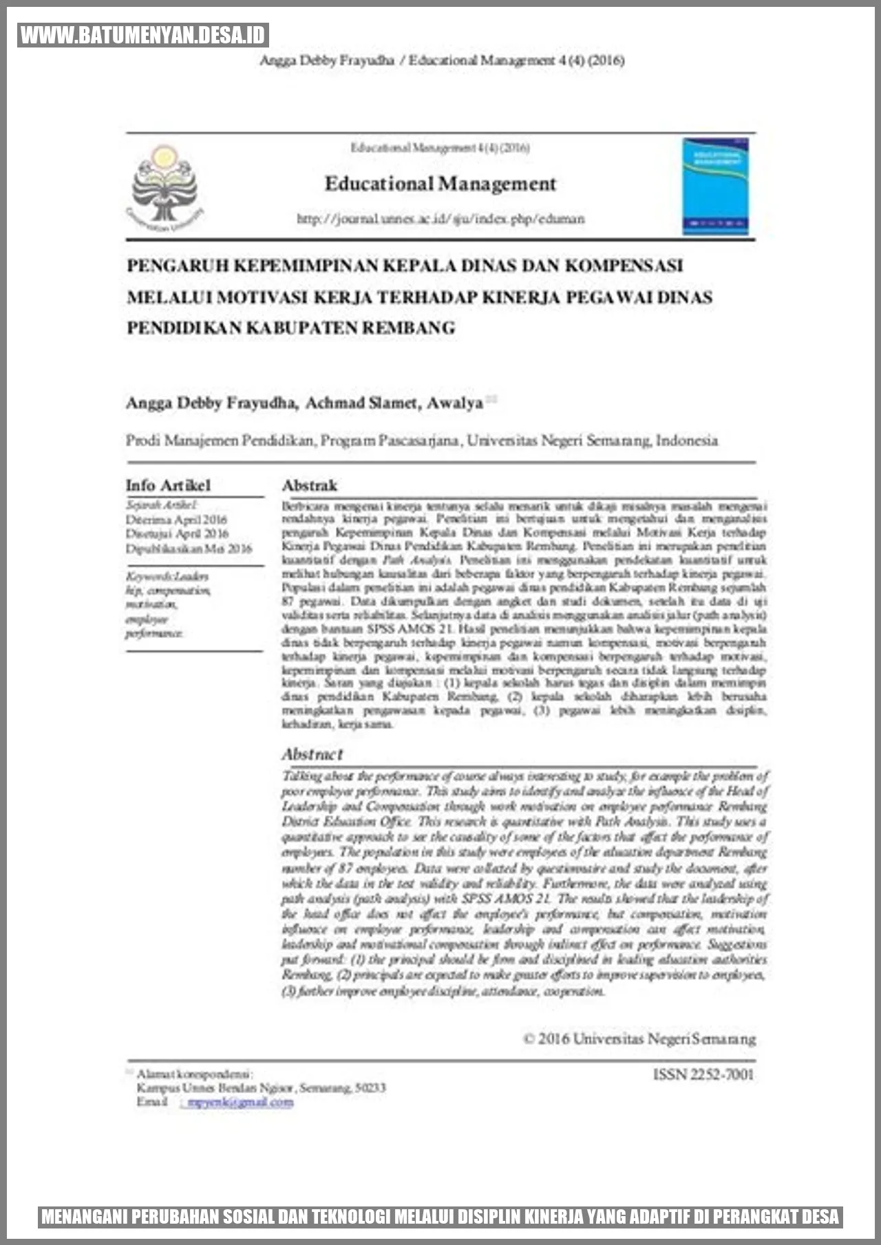 Perubahan Sosial dan Teknologi
