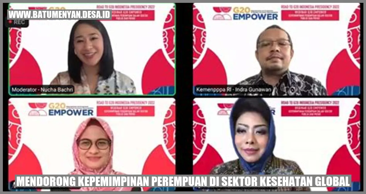 Mendorong Kepemimpinan Perempuan di Sektor Kesehatan Global