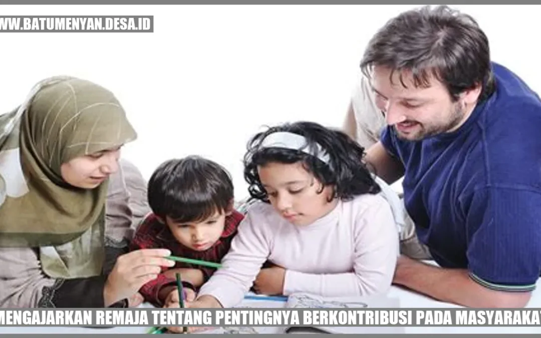 Remaja Wajib Tahu: Peran Sosial bagi Masyarakat!