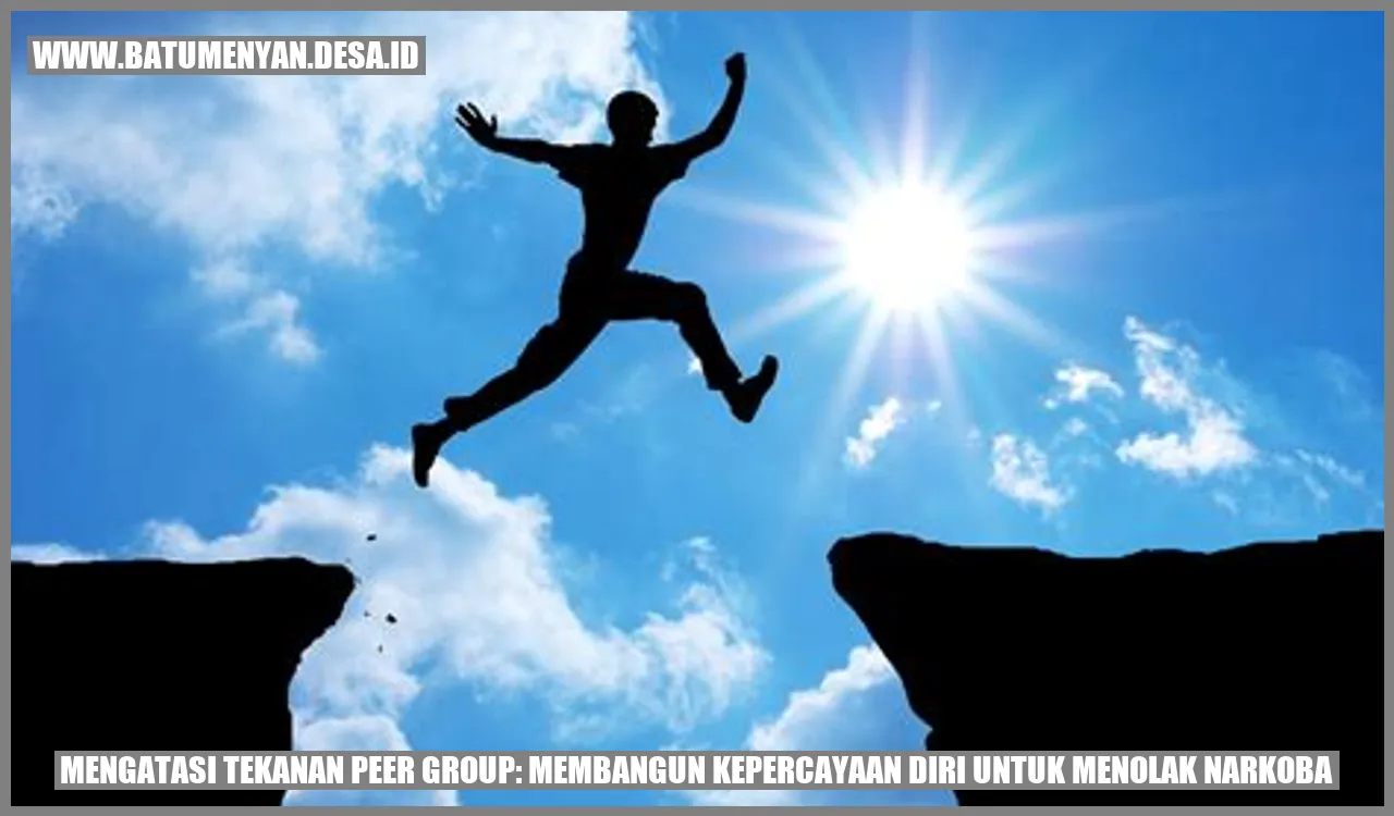 Mengatasi Tekanan Peer Group: Membangun Kepercayaan Diri untuk Menolak Narkoba