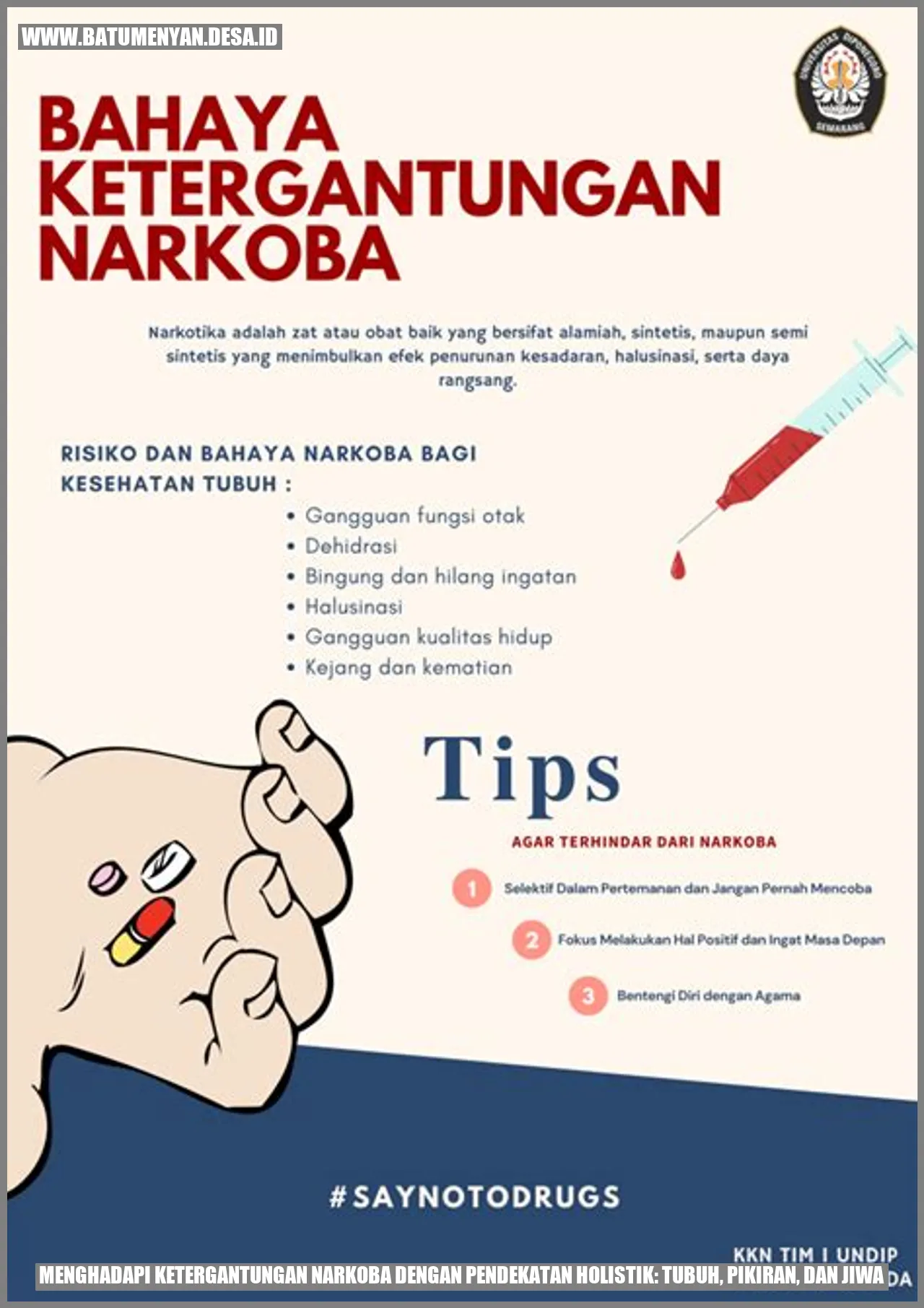 Menghadapi Ketergantungan Narkoba dengan Pendekatan Holistik: Tubuh, Pikiran, dan Jiwa
