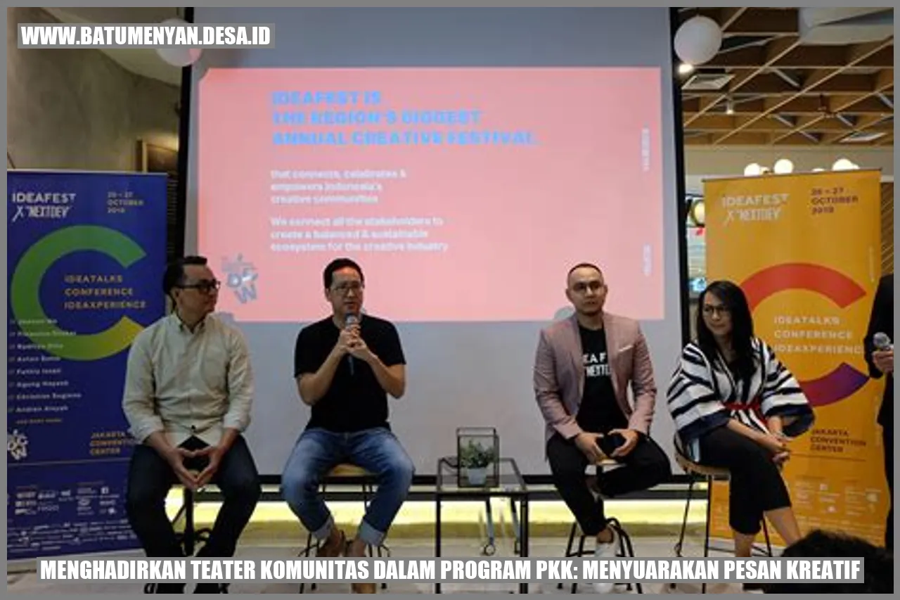 Teater Komunitas dalam Program PKK