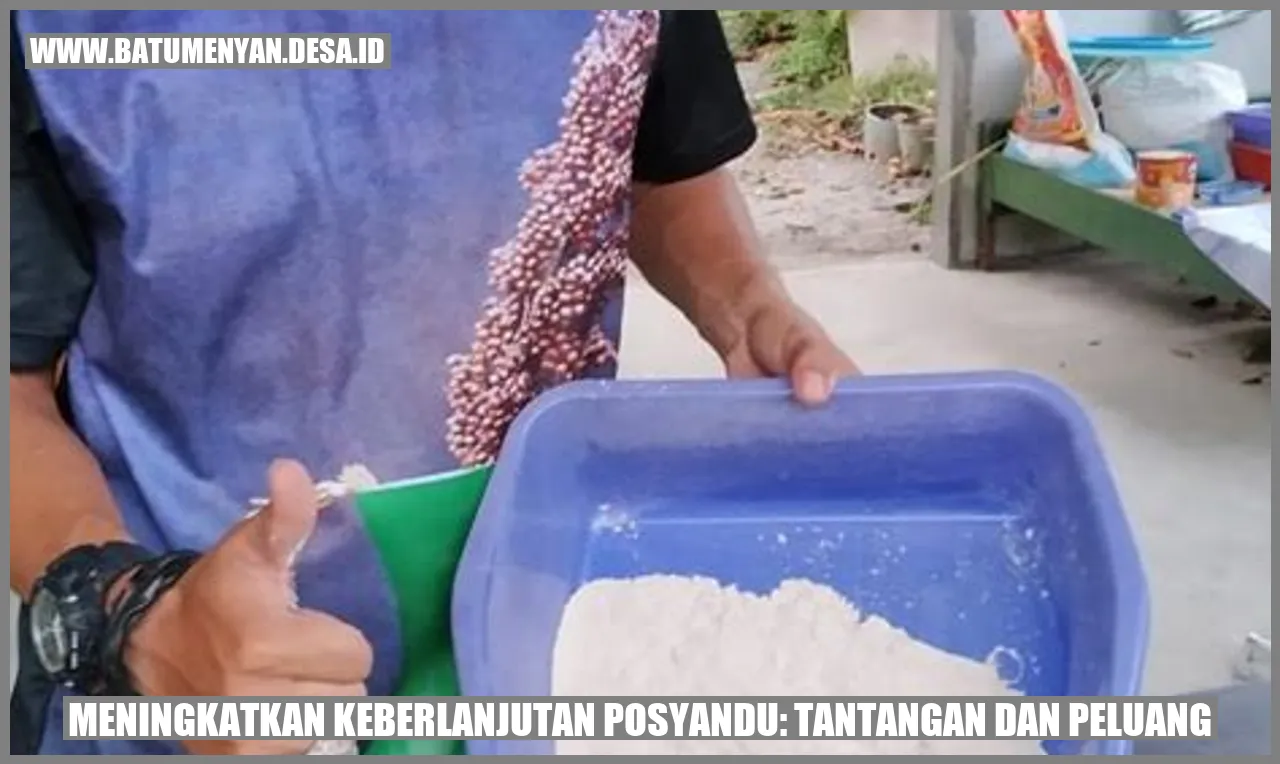 Meningkatkan Keberlanjutan Posyandu: Tantangan dan Peluang