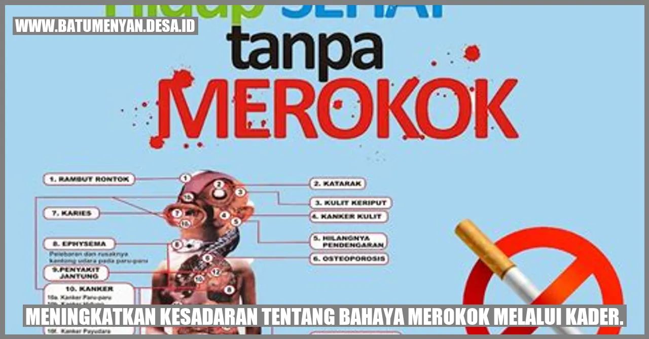 Meningkatkan Kesadaran tentang Bahaya Merokok melalui Kader