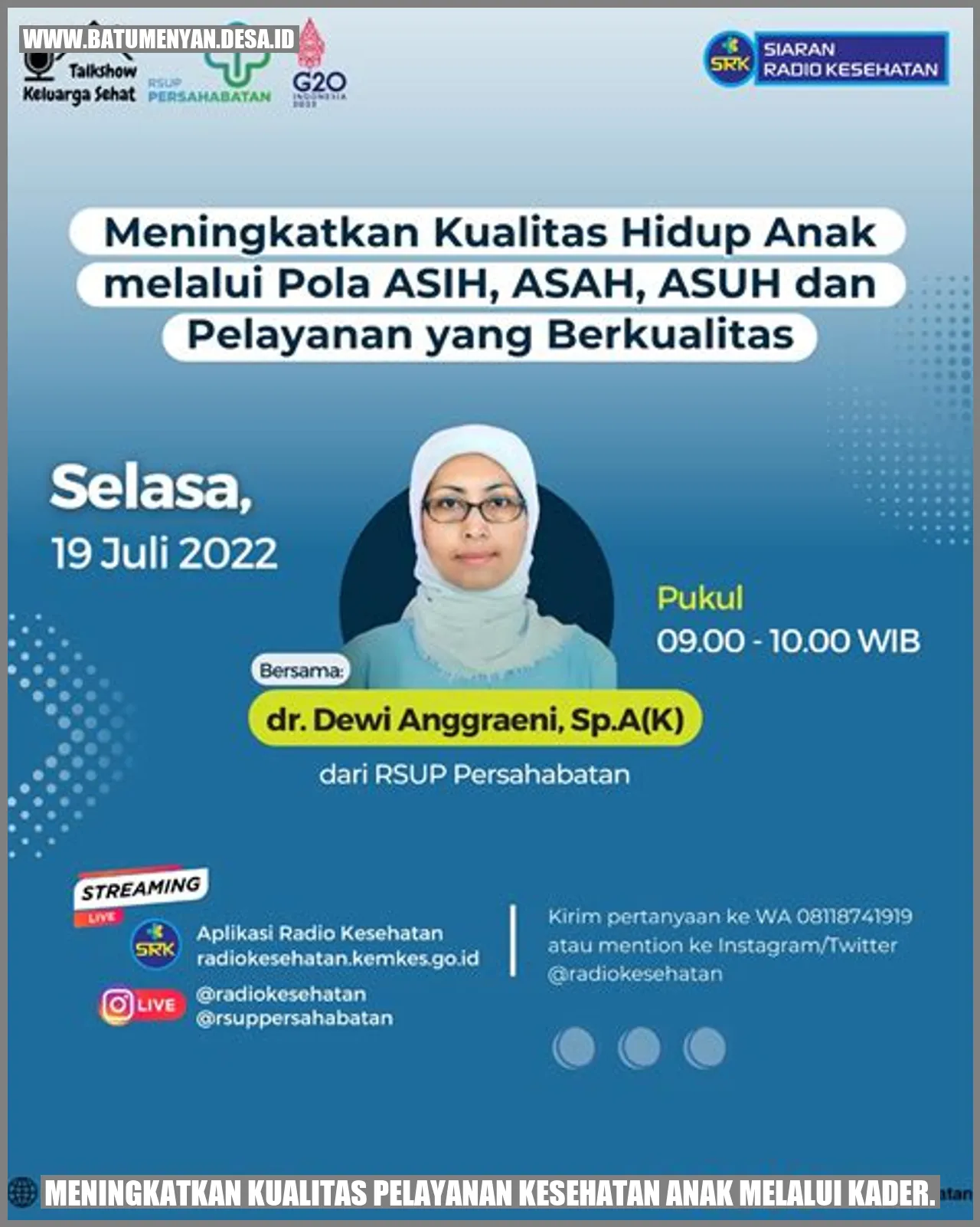 Meningkatkan Kualitas Pelayanan Kesehatan Anak melalui Kader