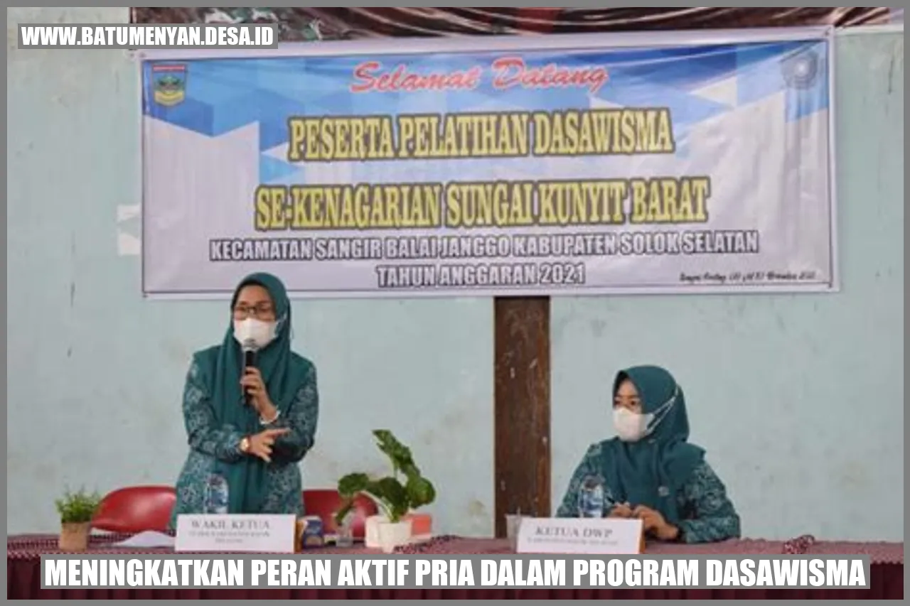 Meningkatkan Peran Aktif Pria dalam Program Dasawisma
