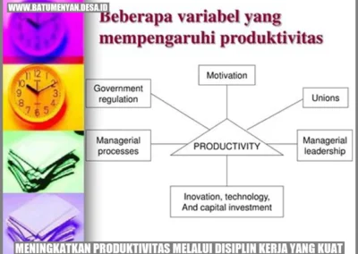 Meningkatkan Produktivitas melalui Disiplin Kerja yang Kuat