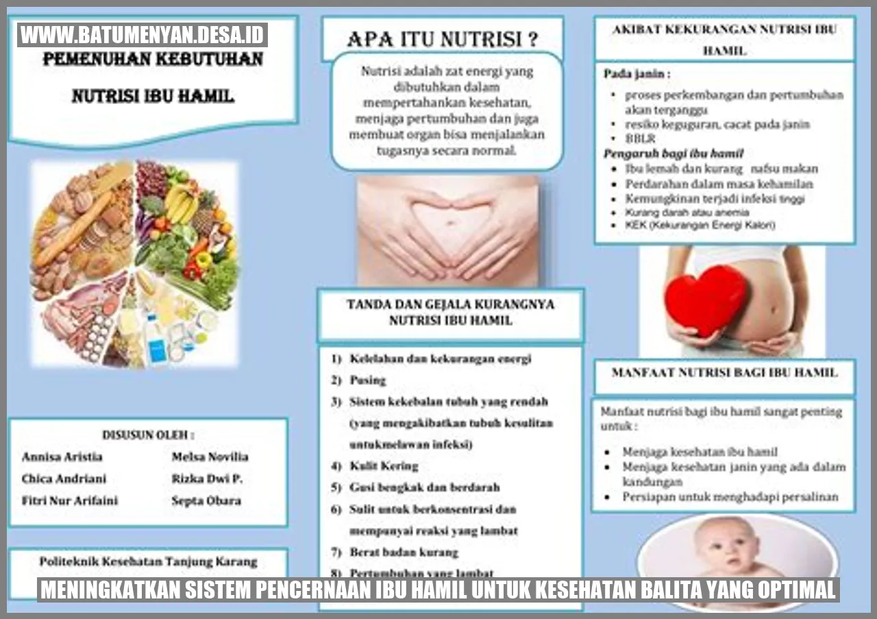 Meningkatkan Sistem Pencernaan Ibu Hamil untuk Kesehatan Balita yang Optimal