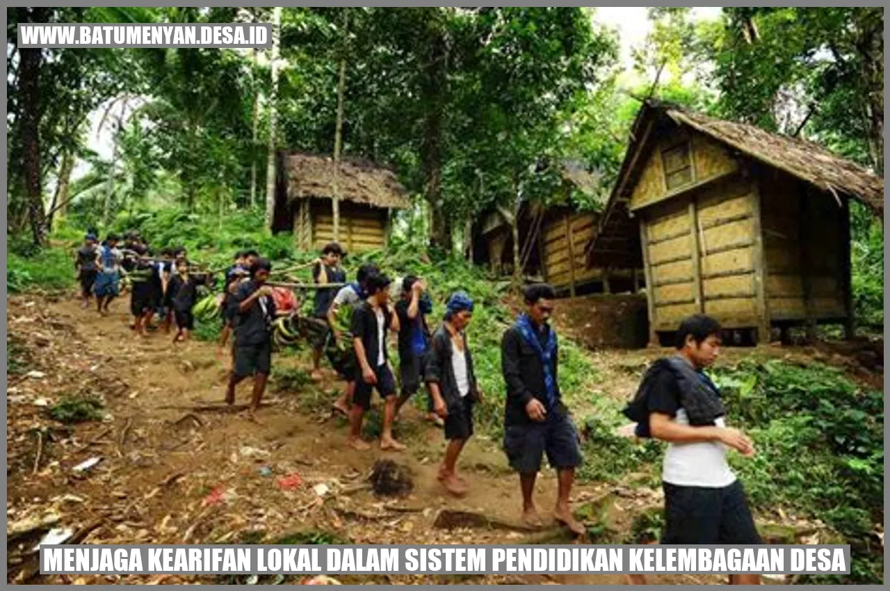 Gambar Menjaga Kearifan Lokal dalam Sistem Pendidikan Kelembagaan Desa
