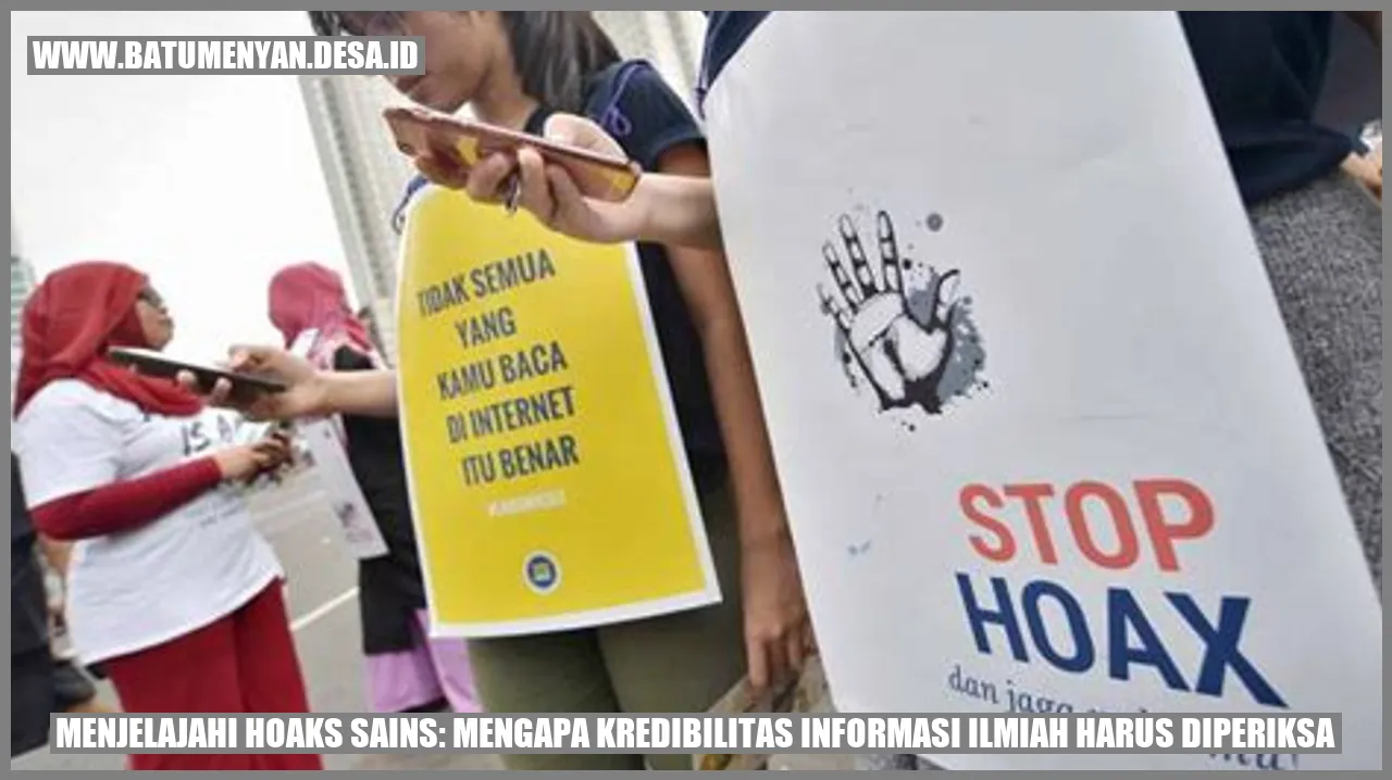 Gambar Menjelajahi Hoaks Sains: Mengapa Kredibilitas Informasi Ilmiah Harus Diperiksa