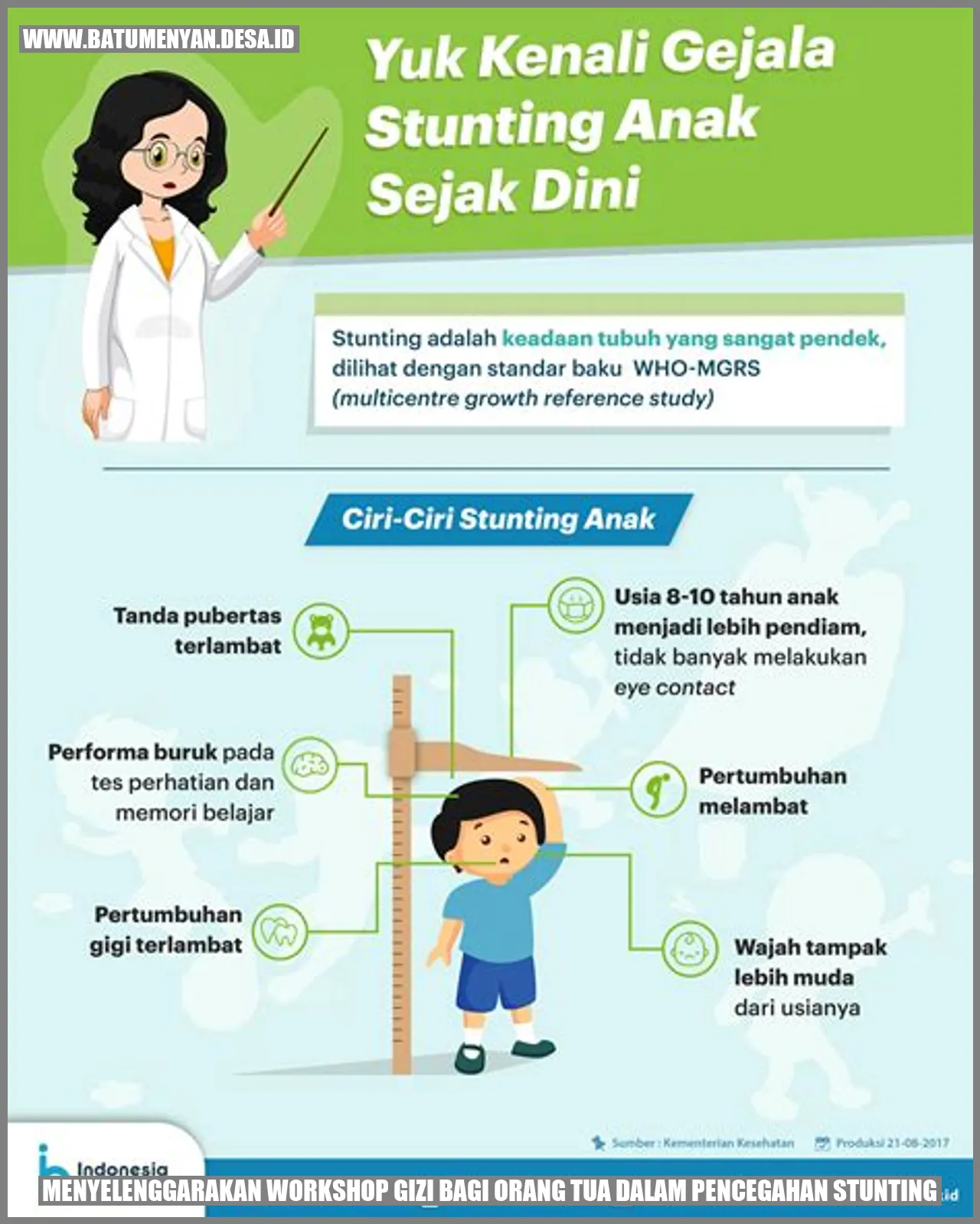 Banner: Menyelenggarakan Workshop Gizi bagi Orang Tua dalam Pencegahan Stunting