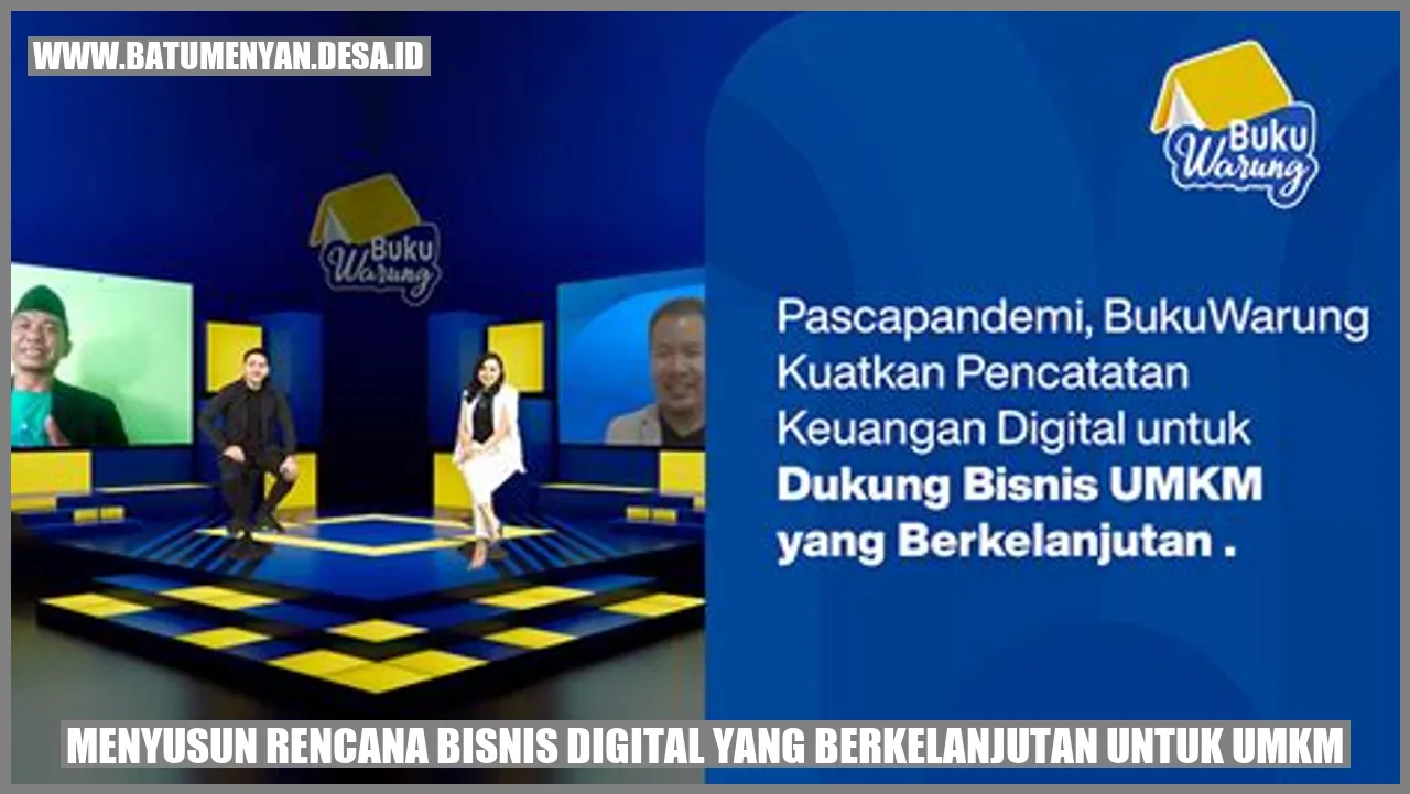 Mengatur Rencana Bisnis Digital yang Berkelanjutan untuk UMKM