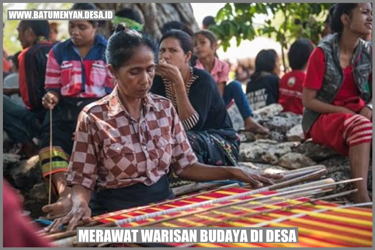 Merawat Warisan Budaya di Desa