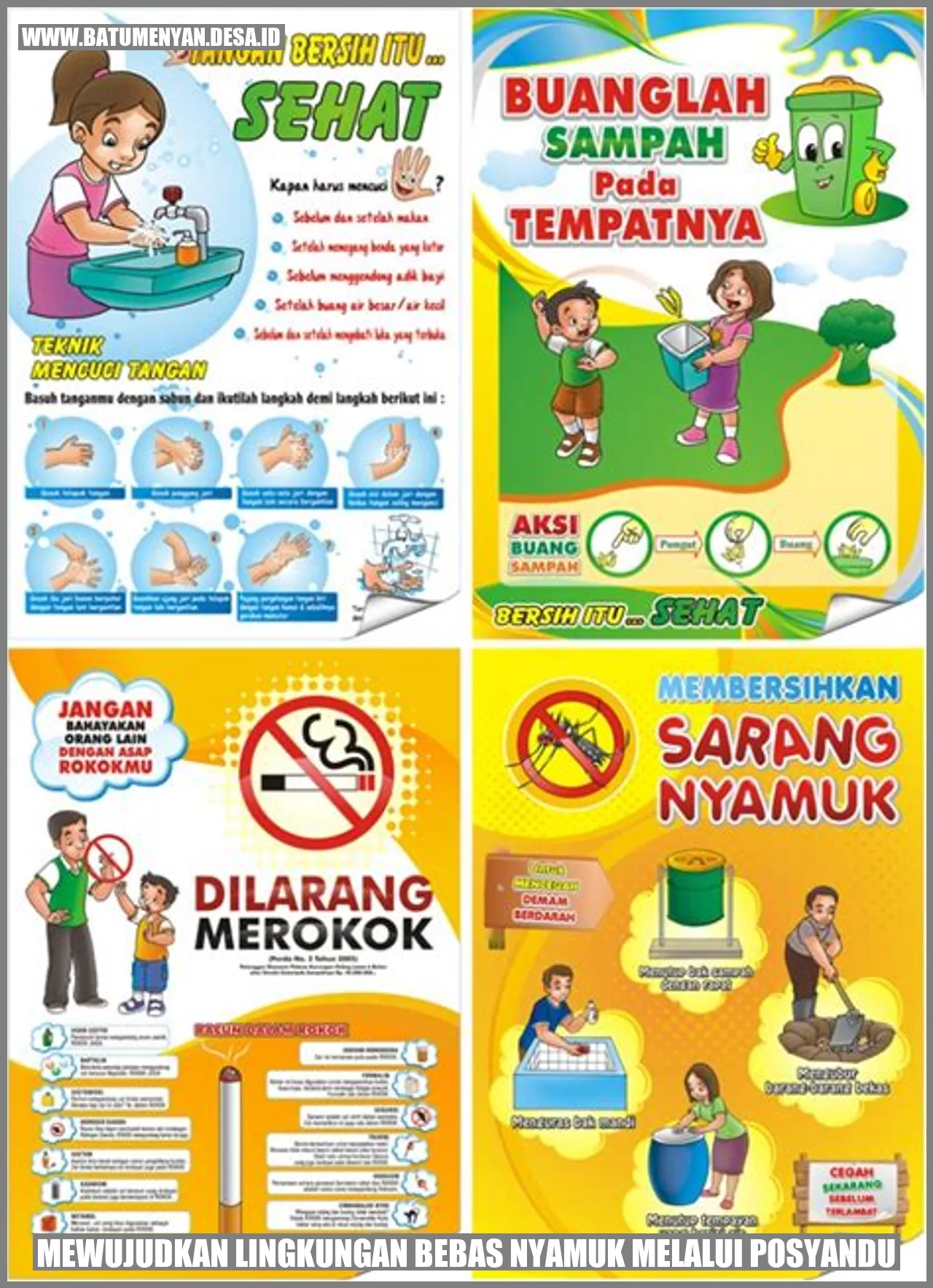 Mewujudkan Lingkungan Bebas Nyamuk melalui Posyandu