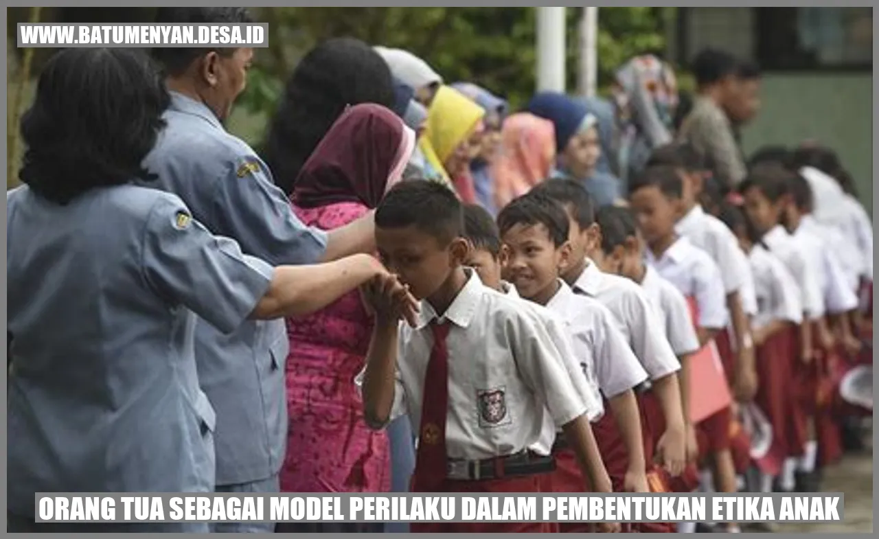 Orang Tua sebagai Model Perilaku dalam Pembentukan Etika Anak