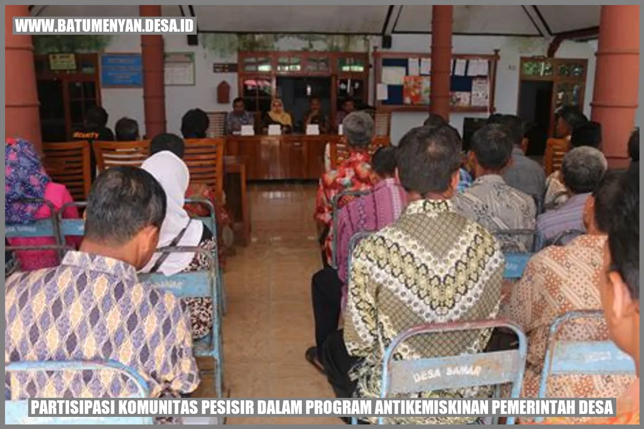 Partisipasi Komunitas Pesisir dalam Program Antikemiskinan Pemerintah Desa