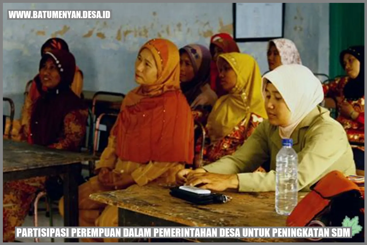 Partisipasi Perempuan dalam Pemerintahan Desa untuk Peningkatan SDM