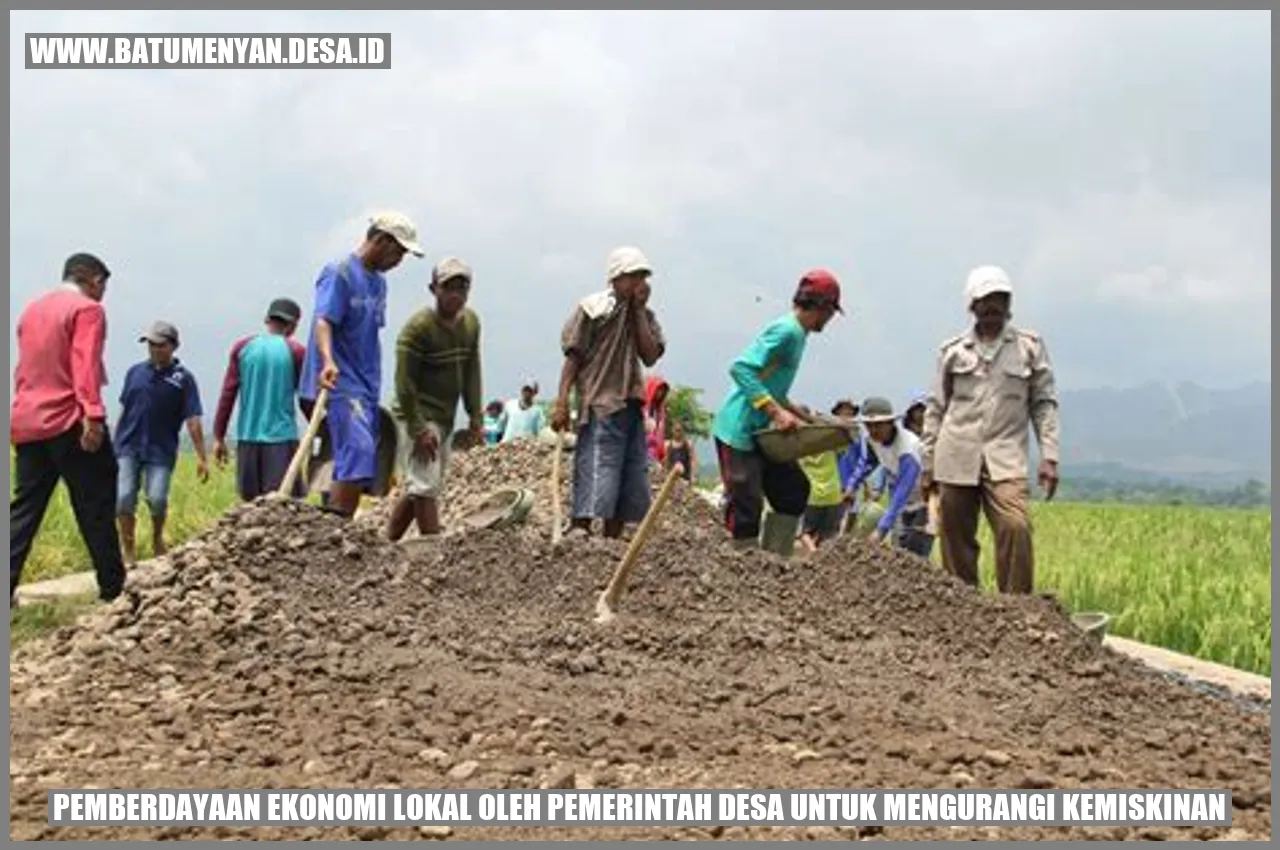 Pemberdayaan Ekonomi Lokal oleh Pemerintah Desa untuk Mengurangi Kemiskinan