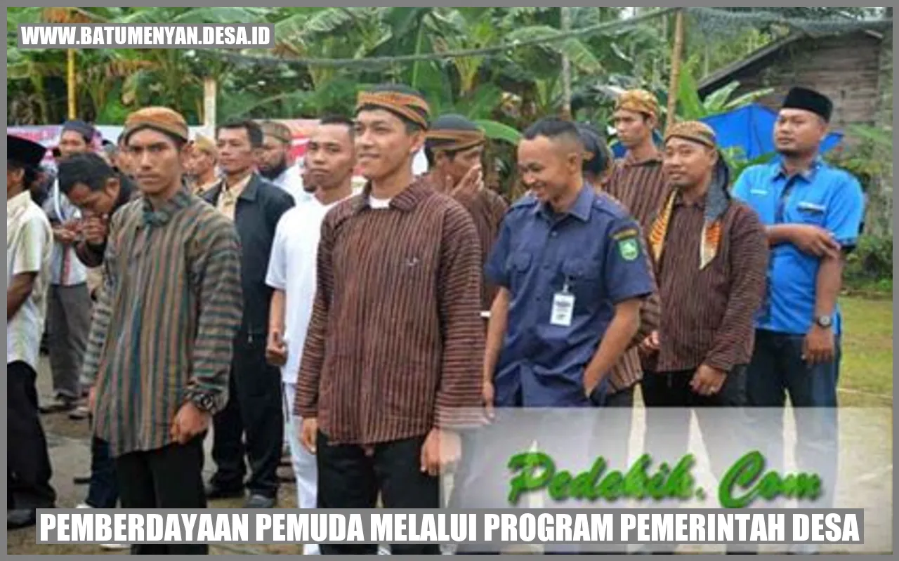 Pemberdayaan Pemuda melalui Program Pemerintah Desa