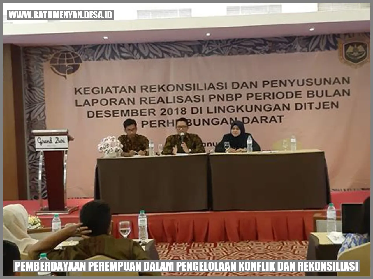 Pemberdayaan Perempuan dalam Pengelolaan Konflik dan Rekonsiliasi