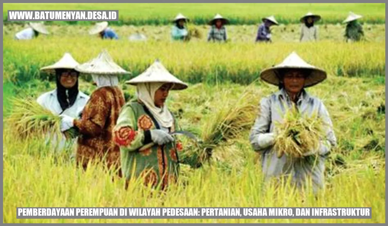 Pemberdayaan Perempuan di Wilayah Pedesaan: Pertanian, Usaha Mikro, dan Infrastruktur
