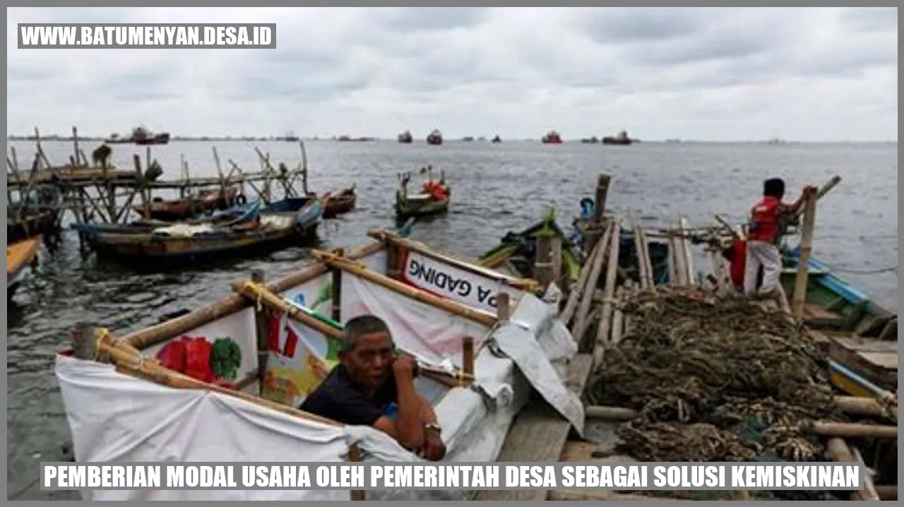 Pemberian Modal Usaha oleh Pemerintah Desa sebagai Solusi Kemiskinan