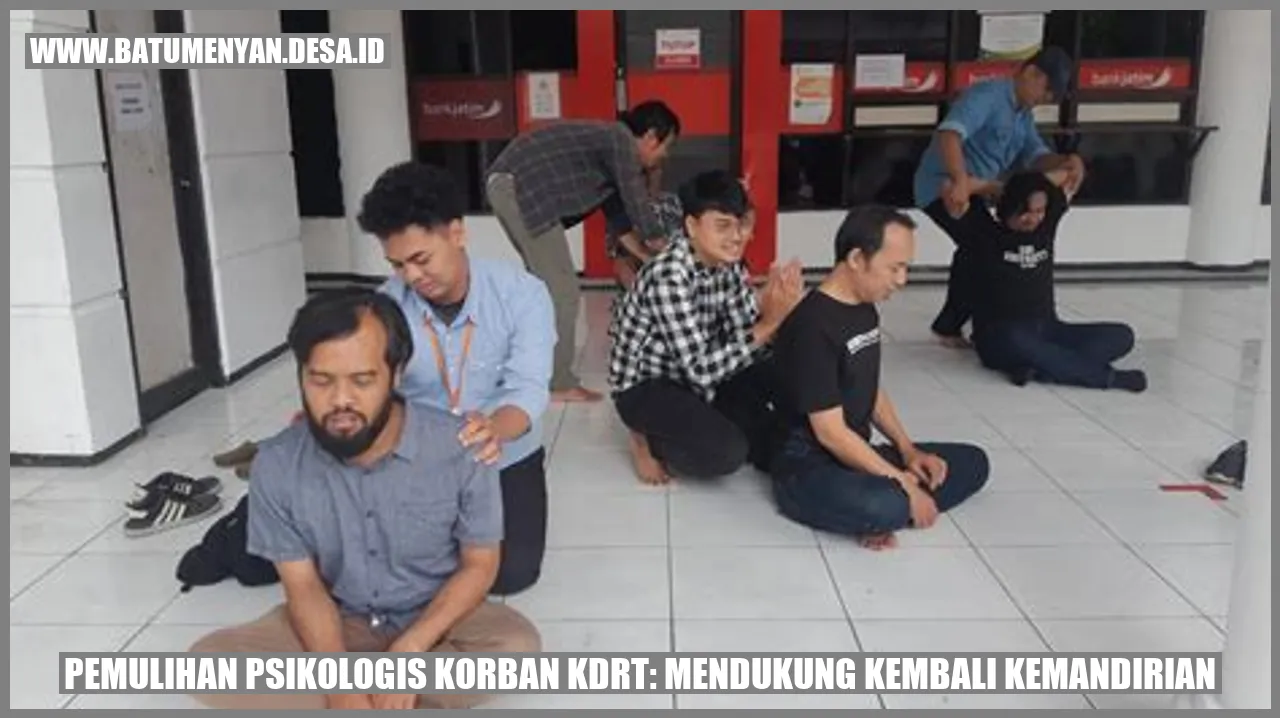 gambar pemulihan psikologis korban KDRT