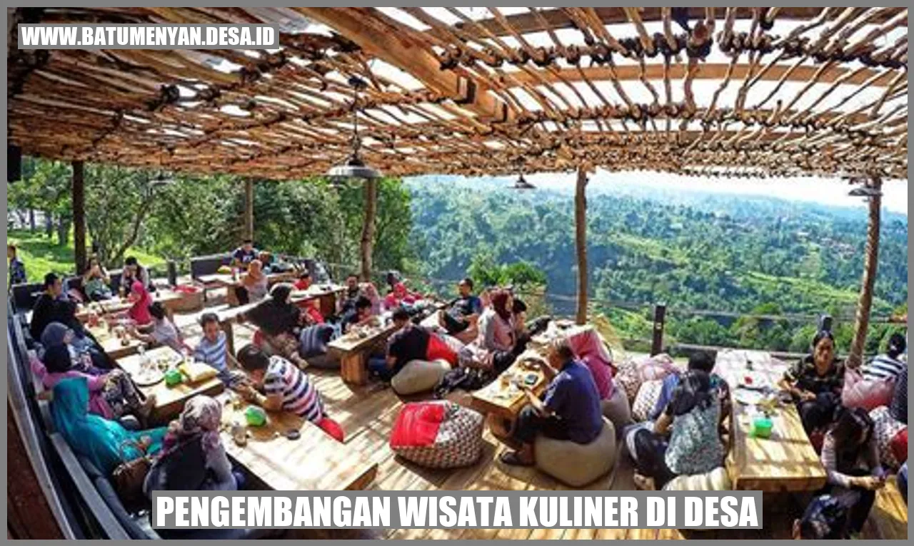 Pengembangan Wisata Kuliner di Desa