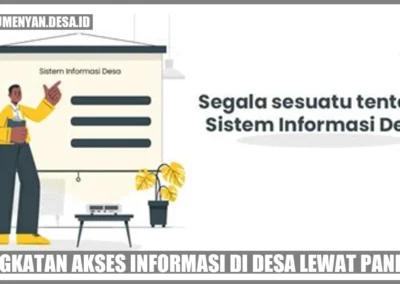 Peningkatan Akses Informasi di Desa Lewat Panda SID