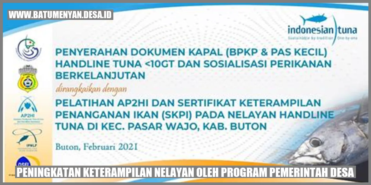 Peningkatan Keterampilan Nelayan oleh Program Pemerintah Desa