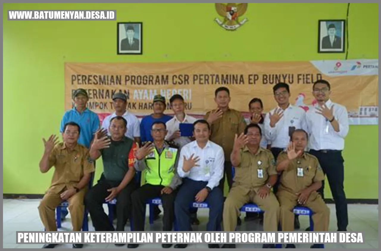Peningkatan Keterampilan Peternak oleh Program Pemerintah Desa
