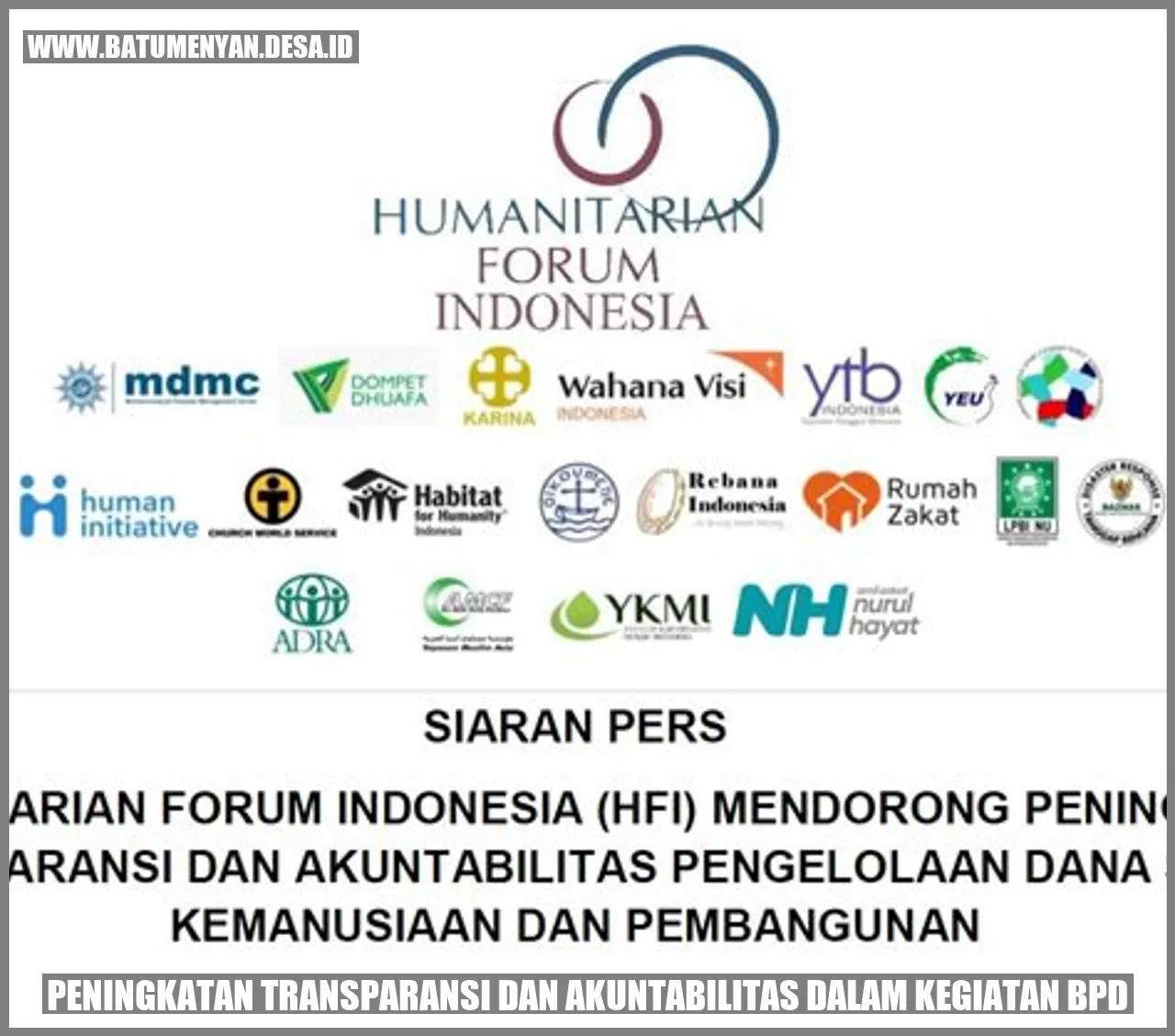 Peningkatan Transparansi dan Akuntabilitas dalam Kegiatan BPD