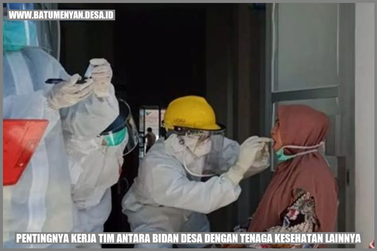 Pentingnya Kerja Tim Antara Bidan Desa dengan Tenaga Kesehatan Lainnya