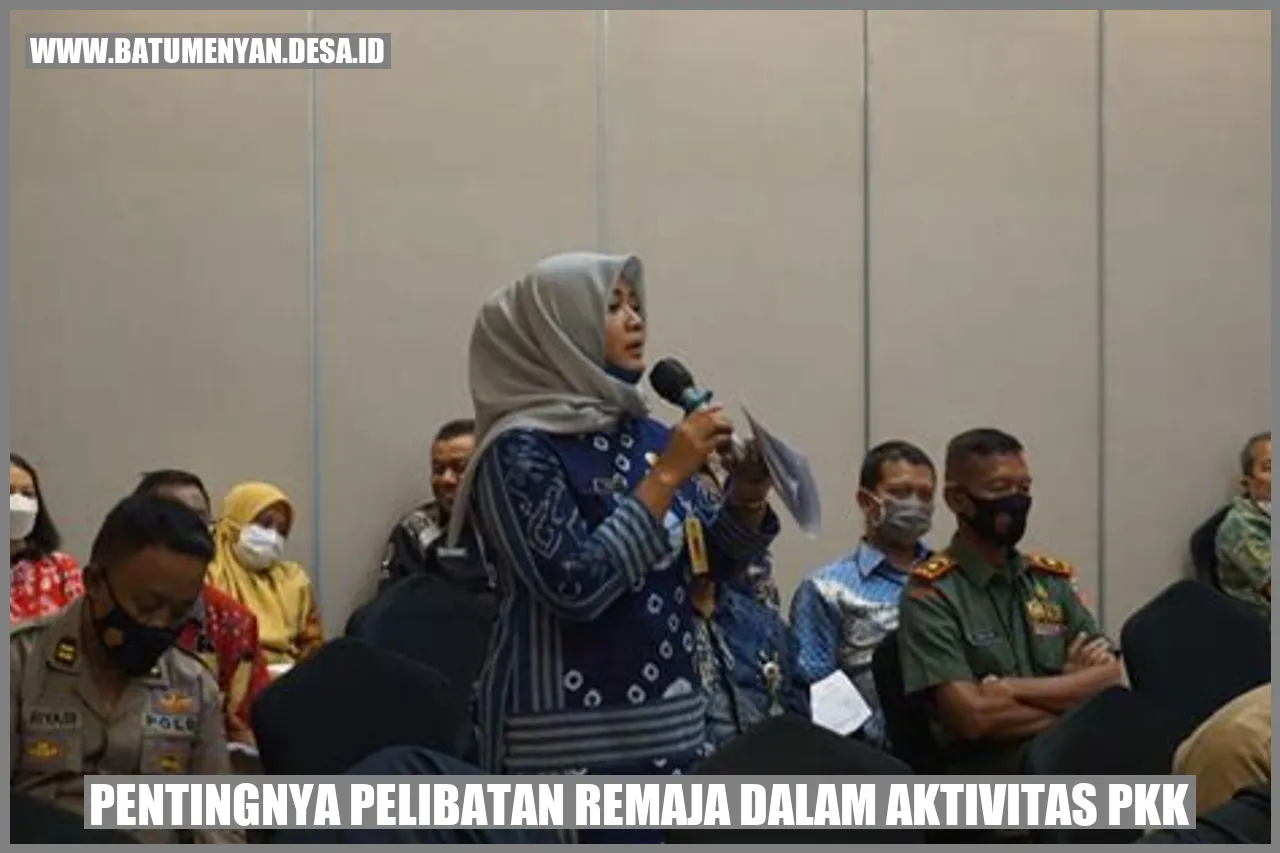 Pentingnya Pelibatan Remaja dalam Aktivitas PKK
