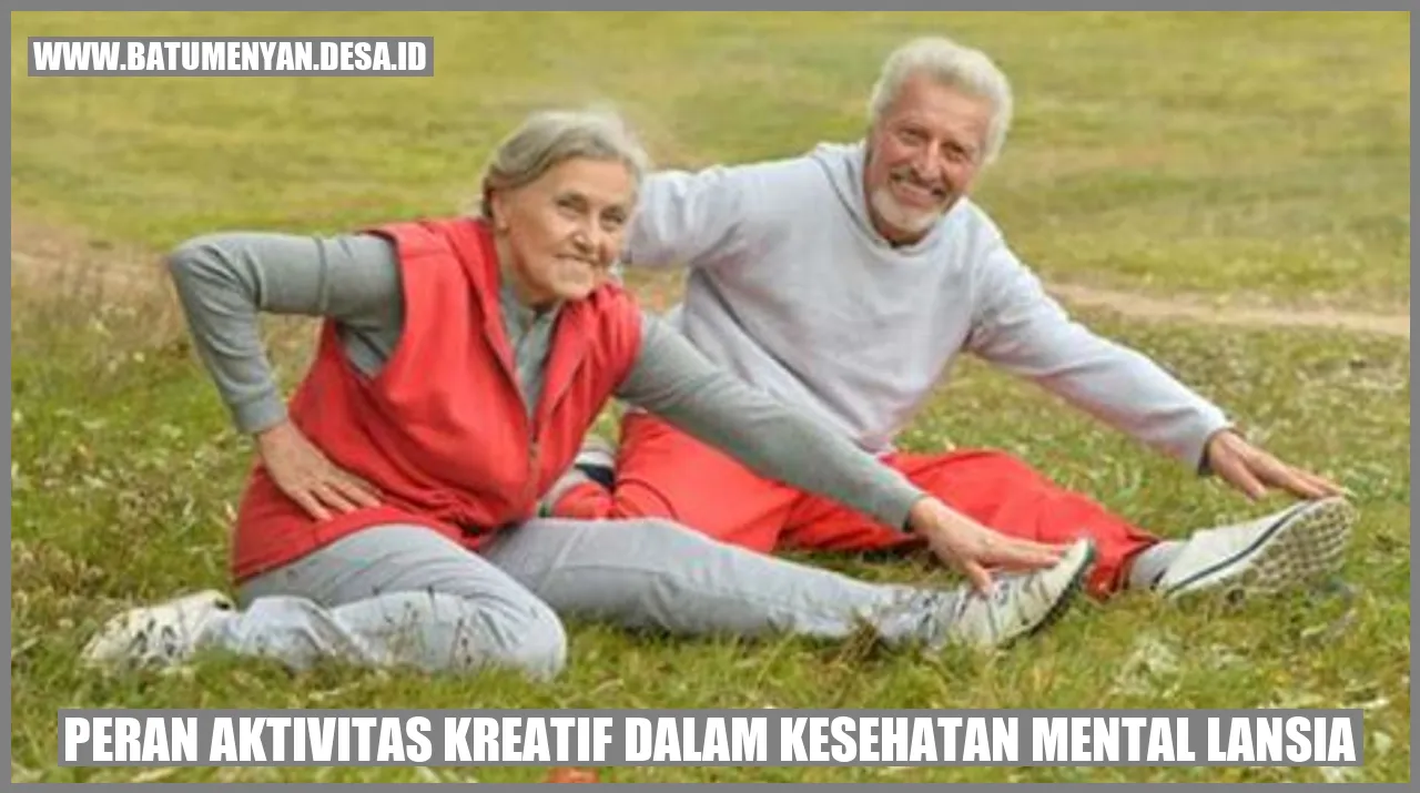 Peran Aktivitas Kreatif dalam Kesehatan Mental Lansia