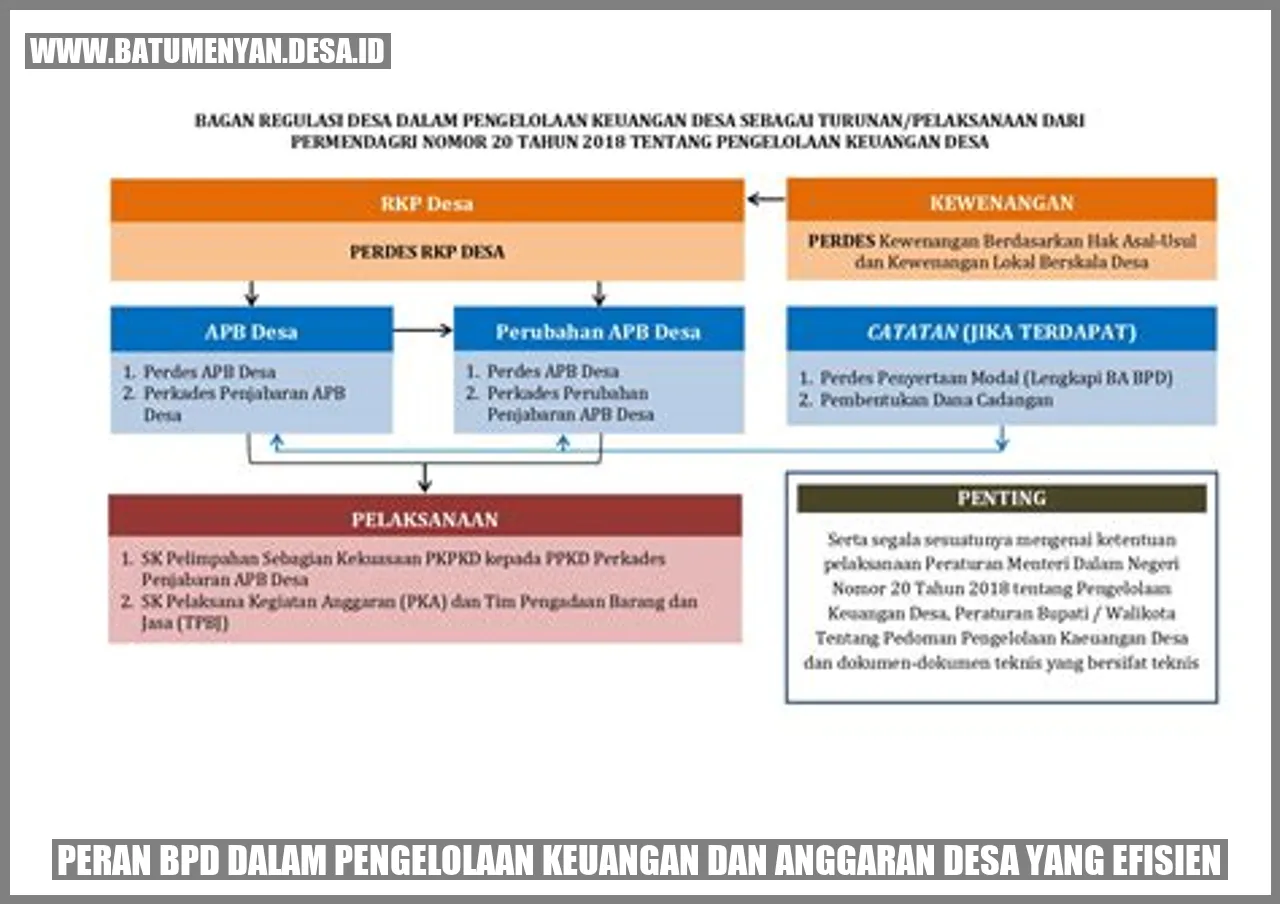 Peran BPD dalam Pengelolaan Keuangan dan Anggaran Desa yang Efisien